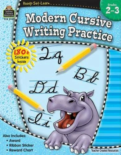 Ready-Set-Lear<wbr/>n: Modern Cursive Writing Practice Grd 2-3 - Paperback - GOOD