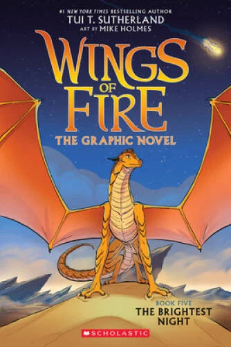 The Brightest Night (Wings of Fire Graphic Novel 5): A Graphix Boo - ACCEPTABLE - image 2