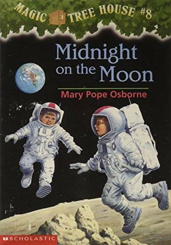 Magic tree House #8, midnight on The Moon - Paperback - GOOD