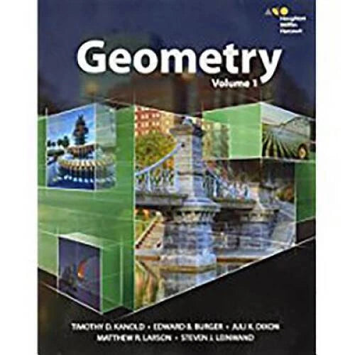 HMH Geometry: Interactive Student Edition Volume 1 2015 - Paperback - VERY GOOD