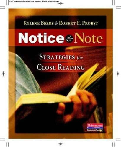 Notice & Note: Strategies for Close Reading - Paperback - VERY GOOD