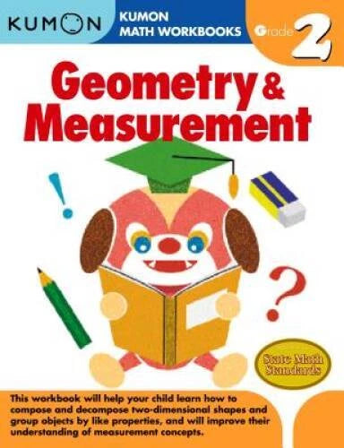 Geometry & Measurement Grade 2 (Kumon Math Workbooks) - Paperback - GOOD - image 2