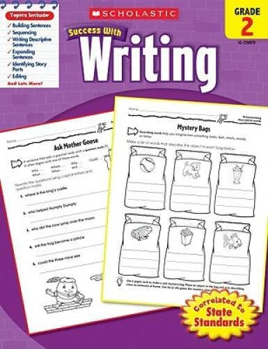 Scholastic Success with Writing, Grade 2 - Paperback By Scholastic - GOOD