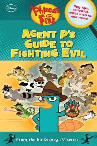 Phineas and Ferb: Agent P's Guide to Fighting Evil (Phineas & Ferb) - VERY GOOD - image 2