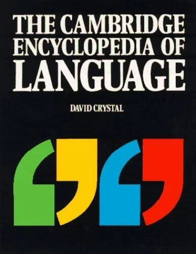 The Cambridge Encyclopedia of Language - Paperback By Crystal, David - GOOD - image 2