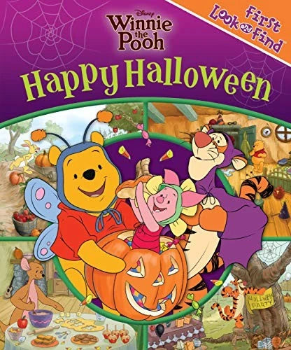 First Look and Find: Winnie the Pooh: Happy Halloween - Board book - GOOD - image 2