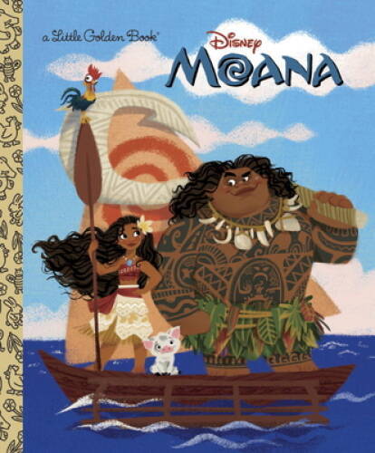Moana Little Golden Book (Disney Moana) - Hardcover - VERY GOOD
