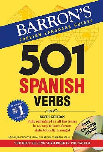 Barron's Foreign Language Guides: 501 Spanish Verbs (Bo - VERY GOOD