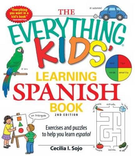 The Everything Kids' Learning Spanish Book: Exercises and puzzles to help - GOOD