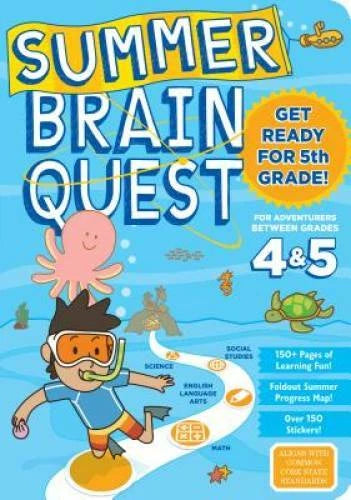 Summer Brain Quest: Between Grades 4 & 5 - Paperback - GOOD - image 2