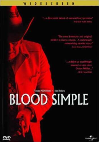 Blood Simple - DVD By Frances McDormand,John Getz,Dan Hedaya - GOOD
