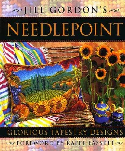 Jill Gordons Needlepoint: Creative Tapestry Designs - Hardcover - GOOD - image 2