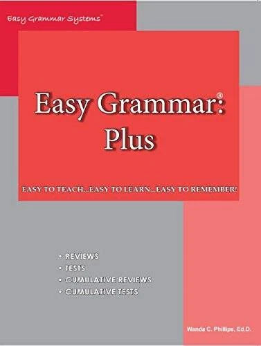 Easy Grammar Plus Revised - Paperback By Phillips, Wanda C - VERY GOOD