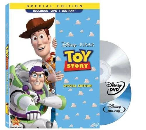 Toy Story (Two-Disc Special Edition Blu-ray/DVD Combo w/ DVD Packaging) - GOOD - image 2