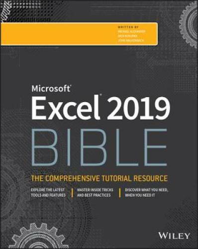 Excel 2019 Bible - Paperback By Alexander, Michael - GOOD