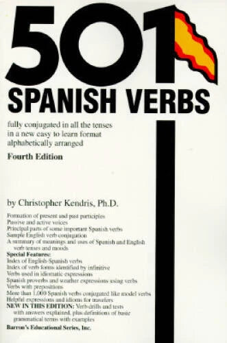 501 Spanish Verbs: Fully Conjugated in All the Tenses in a New Easy-To-Le - GOOD - image 2