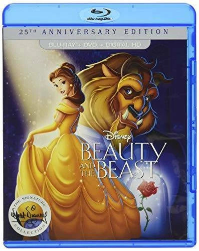 Beauty and the Beast: 25th Anniversary Edition - (BD+DVD+DIGITA<wbr/>L HD) [B - GOOD - image 2