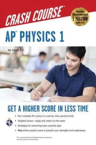 APÂ® Physics 1 Crash Course Book + Online (Advanced Placement (AP) C - VERY GOOD