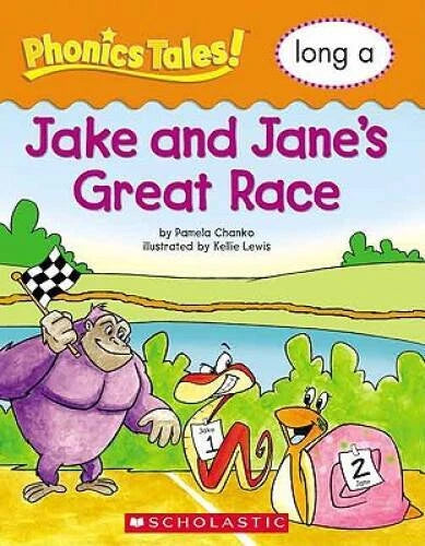 Phonics Tales: The Great Race (Long A) - Paperback By Scholastic - VERY GOOD