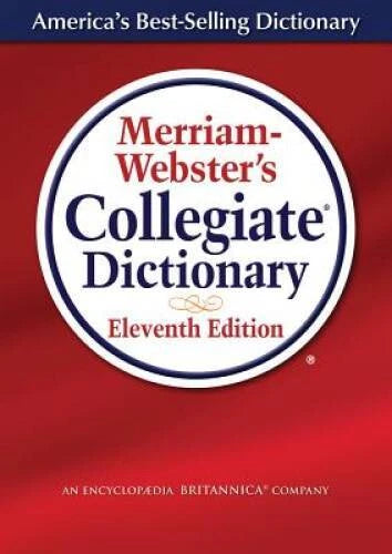 Merriam-Webste<wbr/>r's Collegiate Dictionary (Laminated Cover) - VERY GOOD - image 2
