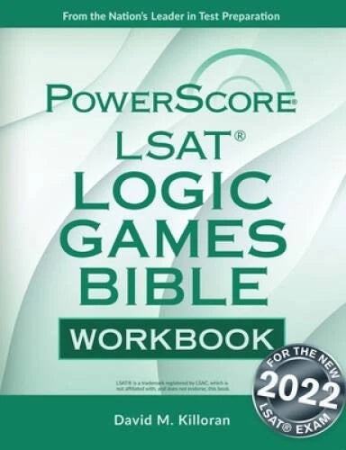 The PowerScore LSAT Logic Games Bible Workbook - Paperback - GOOD - image 2