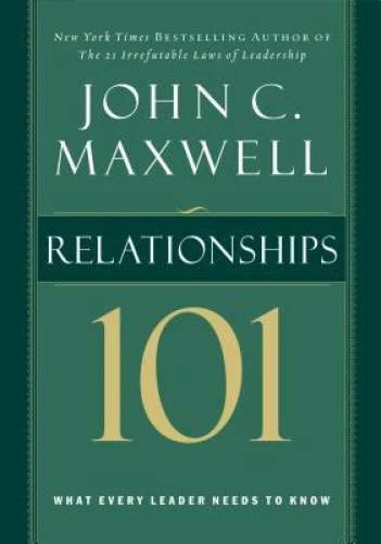 Relationships 101 (Maxwell, John C.) - Hardcover By Maxwell, John C. - VERY GOOD - image 2