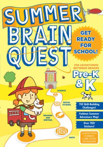 Summer Brain Quest: Between Grades Pre-K & K - Paperback - GOOD - image 2