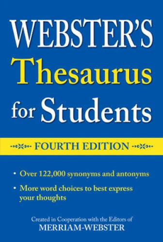 Webster's Thesaurus for Students, Fourth Edition - Paperback - GOOD - image 2