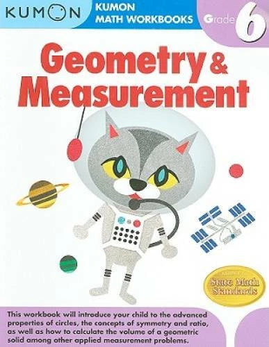 Geometry & Measurement Grade 6 (Kumon Math Workbooks) - Paperback - VERY GOOD - image 2