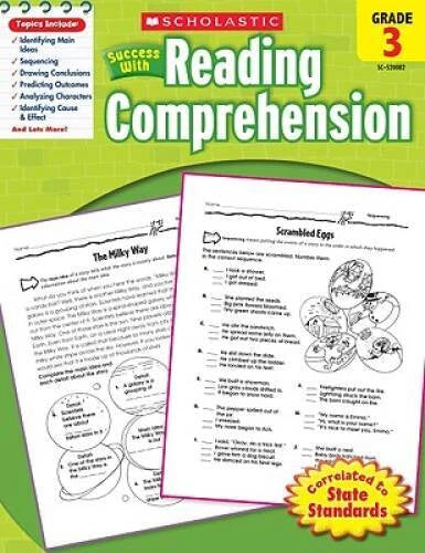 Scholastic Success with Reading Comprehension, Grade 3 - Paperback - GOOD