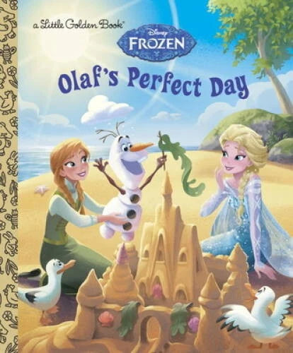 Olaf's Perfect Day (Disney Frozen) (Little Golden Book) - Hardcover - GOOD - image 2