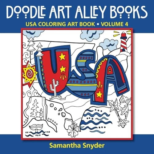 USA Coloring Art Book: Volume - VERY GOOD