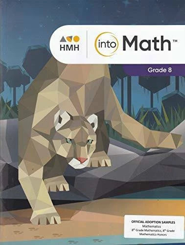HMH: into Math Student workbook Grade 8 - Paperback By Juli Dixon - GOOD