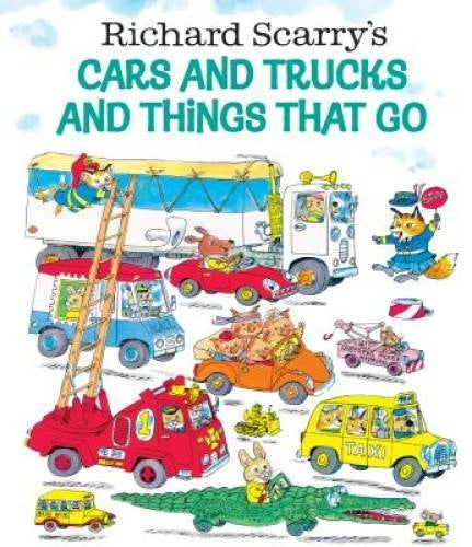 Richard Scarry's Cars and Trucks and Things That Go - Hardcover - VERY GOOD - image 2