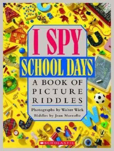 I Spy School Days: A Book of Picture Riddles - Hardcover - GOOD - image 2