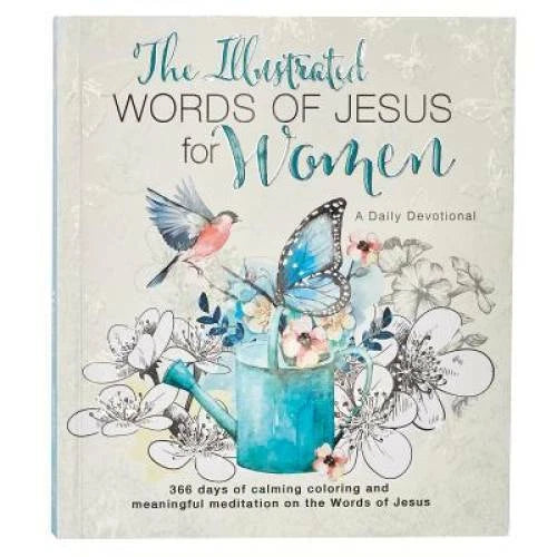 The Illustrated Words of Jesus for Women: A Creative Dail - VERY GOOD - image 2