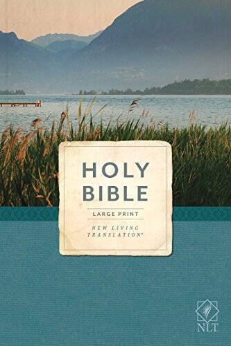 NLT Economy Outreach Bible, Large Print - Paperback - GOOD