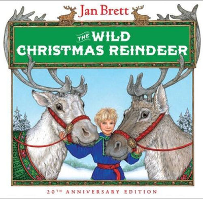 The Wild Christmas Reindeer - Hardcover By Brett, Jan - VERY GOOD