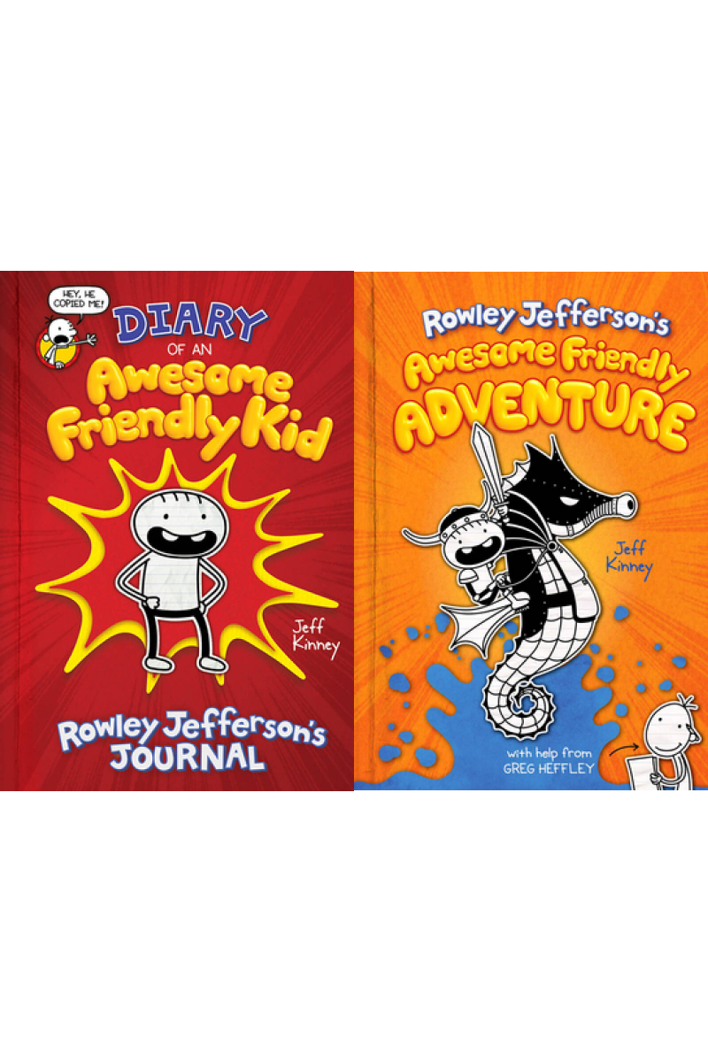 Diary of an Awesome Friendly Kid Series All 2 Books in Hardcover