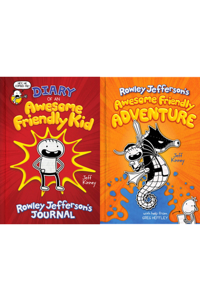 Diary of an Awesome Friendly Kid Series All 2 Books in Hardcover