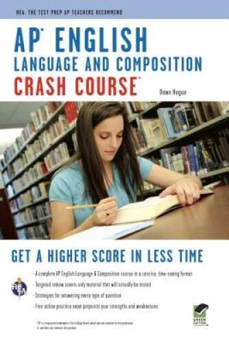 APÂ® English Language & Composition Crash Course Book + Online (Advanced  - GOOD