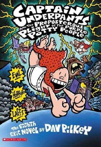 Captain Underpants and the Preposterous Plight of the Purple  - VERY GOOD