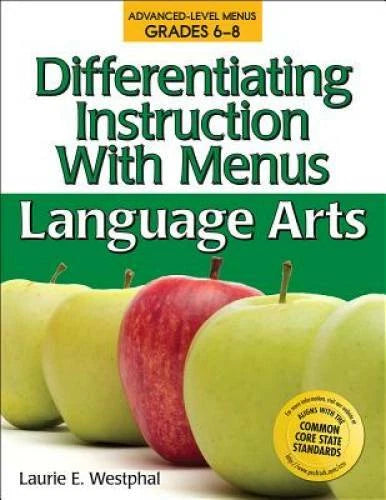 Differentiatin<wbr/>g Instruction with Menus: Language Arts (Grades 6-8) - GOOD