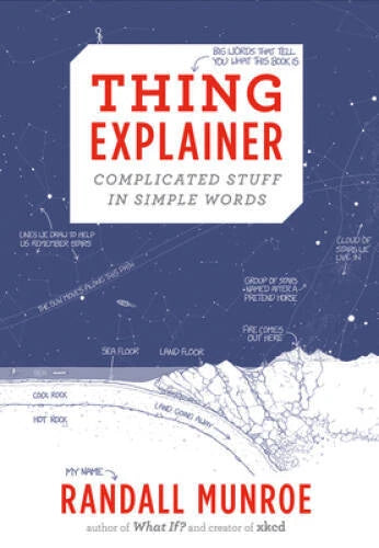 Thing Explainer: Complicated Stuff in Simple Words - Hardcover - GOOD - image 2