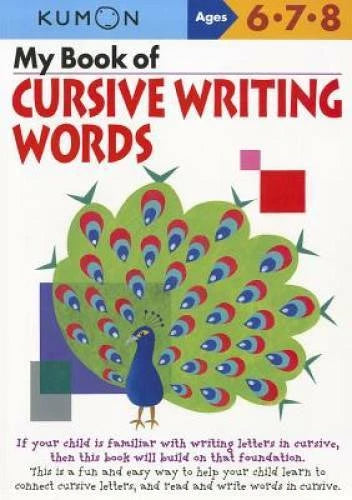 My Book of Cursive Writing: Words (Cursive Writing Workbooks) - Paperback - GOOD