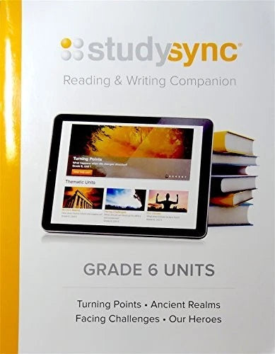 StudySync GRADE 6 UNITS Reading Writing Companion - Paperback - GOOD