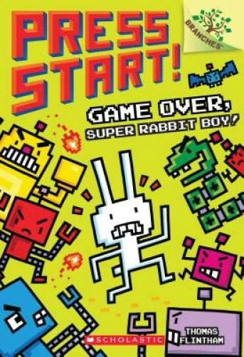 Game Over, Super Rabbit Boy! A Branches Book (Press Start! #1) - VERY GOOD - image 2