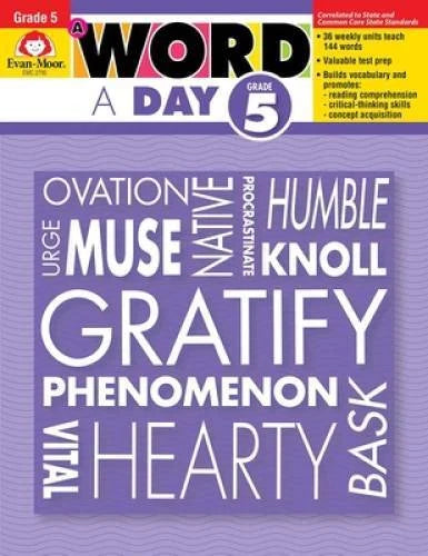 A Word a Day, Grade 5 - Paperback By Evan Moor - GOOD
