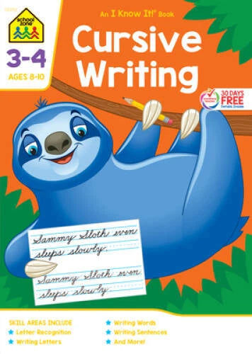 Cursive Writing Grades 3-4 - Perfect Paperback By Carolyn Dywer - VERY GOOD - image 2