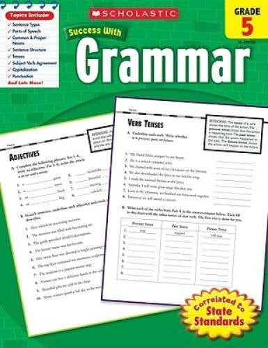 Scholastic Success With Grammar, Grade 5 (Scholastic Success with Workboo - GOOD